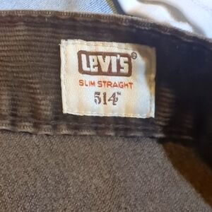 Vintage Levi 514 corduroy pants brown